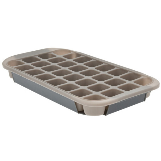 EH Excellent Houseware Forma na led na 32 kostky, 33,5 x 18 x 3,5 cm, šedá šedá