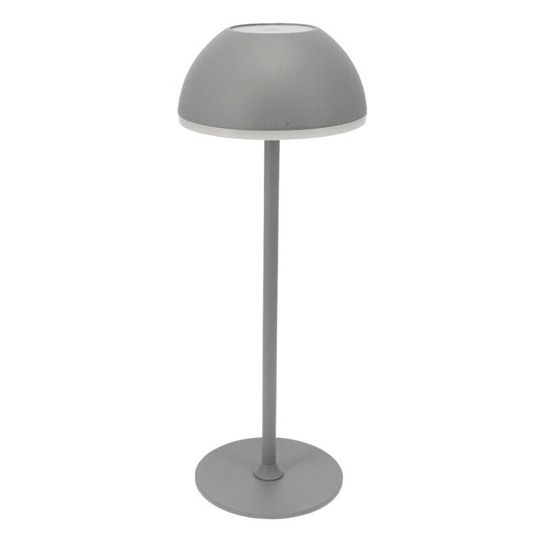 Home Styling Collection Kovová stolní lampa, 30 x 10 x 10 cm, šedá šedá