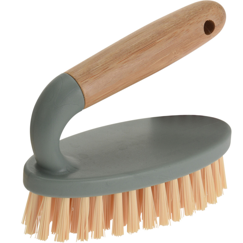 Ultra Clean Kartáč s bambusovou rukojetí, 14 x 16 x 11 cm, zelený zelený