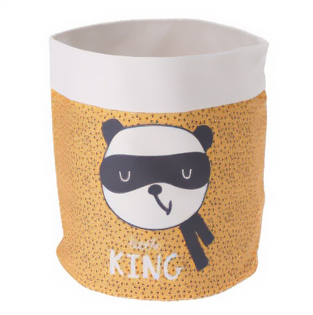 Storagesolutions Koš na prádlo do dětského pokoje, Ø 24 x 29 cm, panda vícebarevný