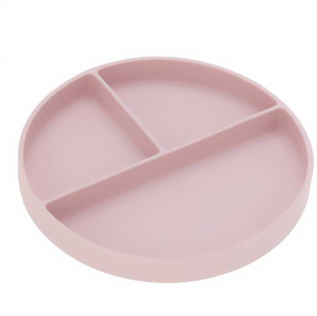 EH Excellent Houseware Talíř s přihrádkami, Ø 20 cm, růžový růžový