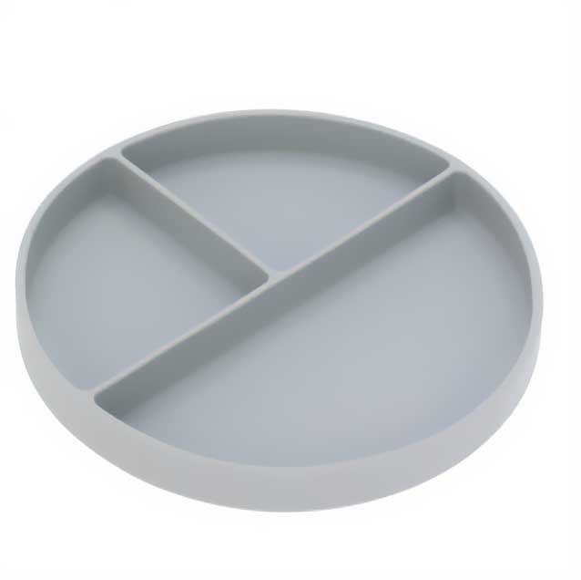 EH Excellent Houseware Talíř s přihrádkami, Ø 20 cm, šedý šedá