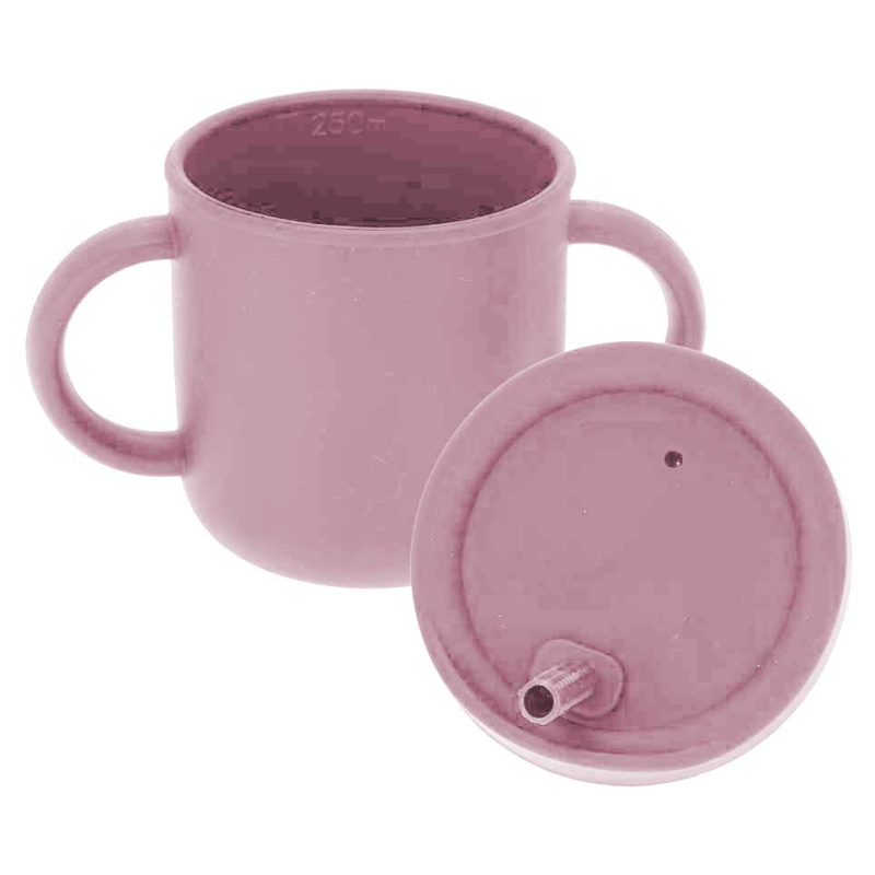 EH Excellent Houseware Hrnek na pití s uchy, Ø 12 x 10,5 cm, růžový růžový