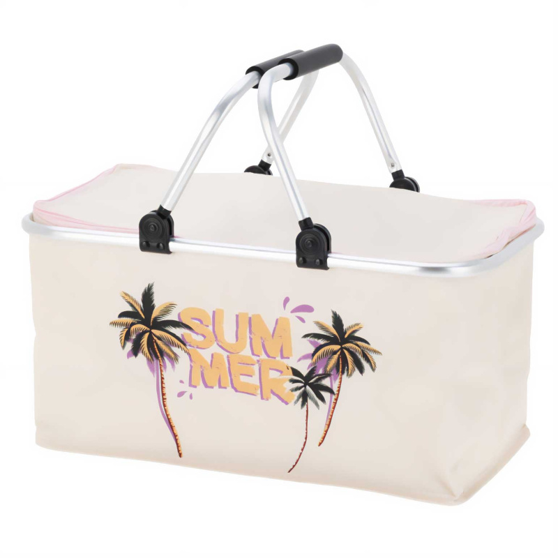 ProGarden Chladicí taška 35 l s uchy, 48 x 28 x 24 cm, béžová vícebarevný