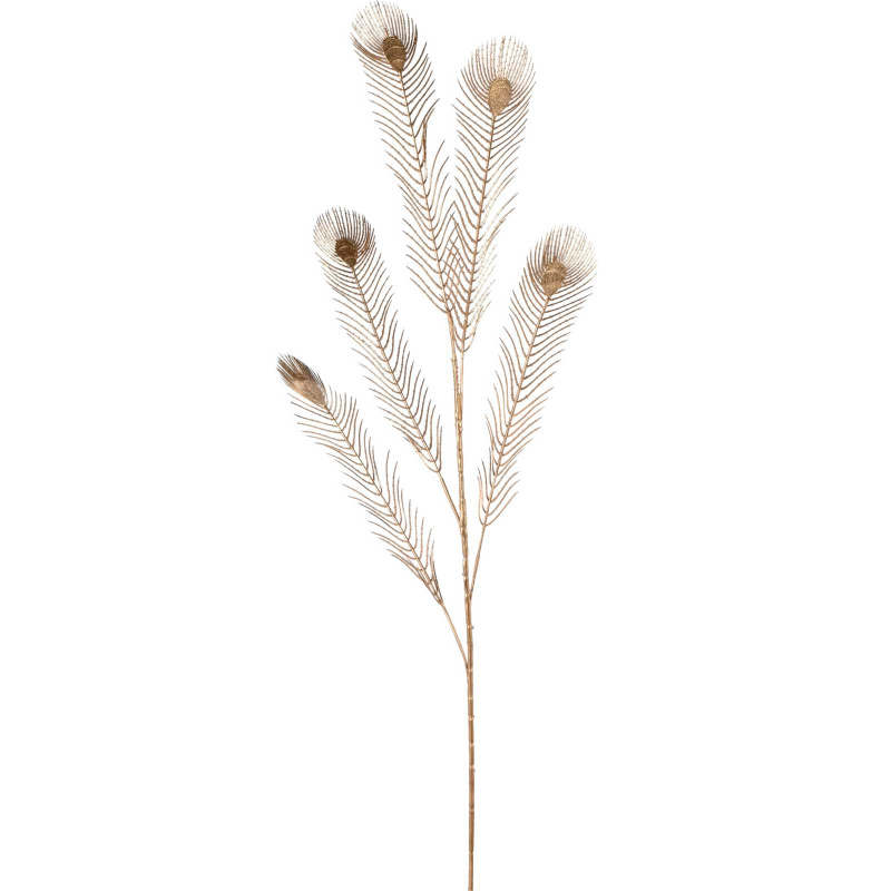 Home Styling Collection Lístky do vázy GOLD, zlaté, 90 cm