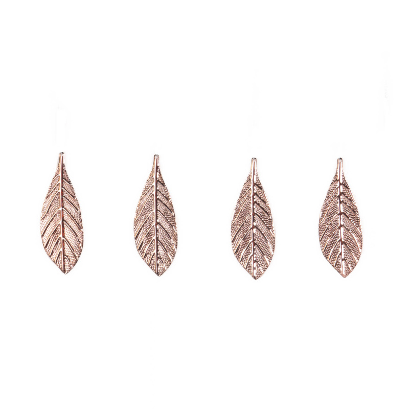 Home Styling Collection Dekorace vánoční, zlaté závěsné lístky, 4 ks, zlatý