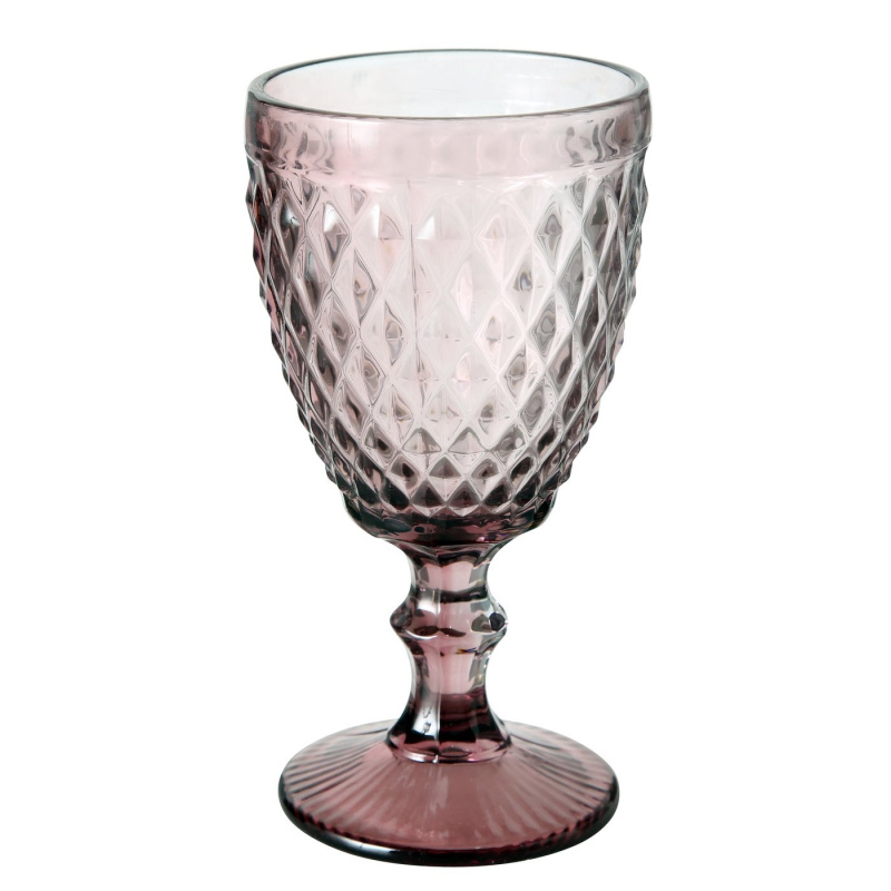 Boltze Home Pohár se zdobením AURORA, 300 ml, růžový růžový
