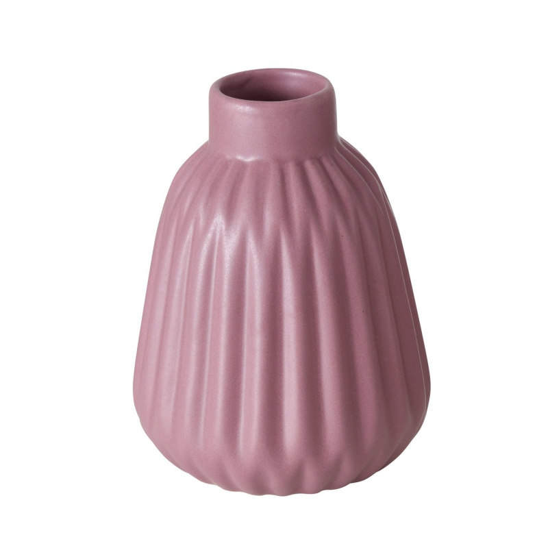 Boltze Home Porcelánová váza, ESKO, 12 cm fialový