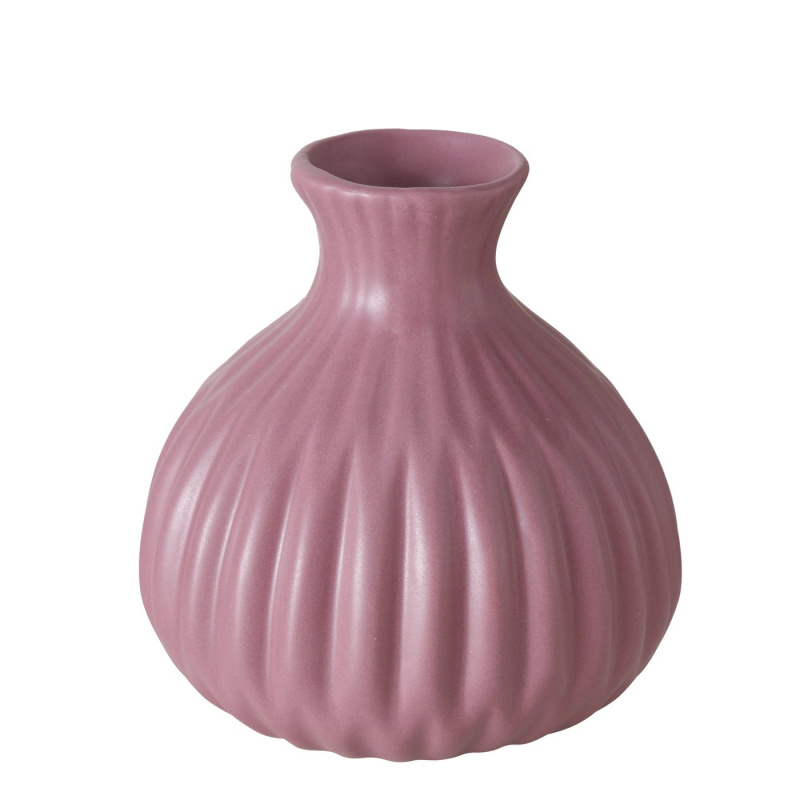 Boltze Home Porcelánová váza, ESKO, 12 cm, fialová fialový