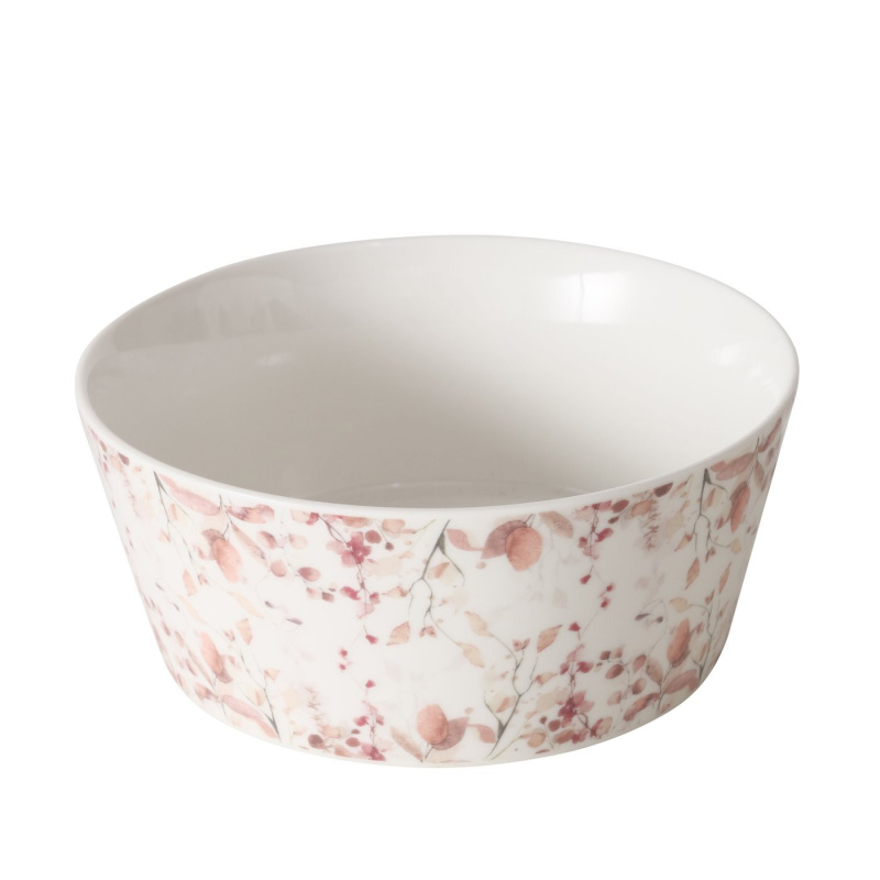 Boltze Home Miska s květinovým vzorem BERNADA, 500 ml, porcelánová vícebarevný
