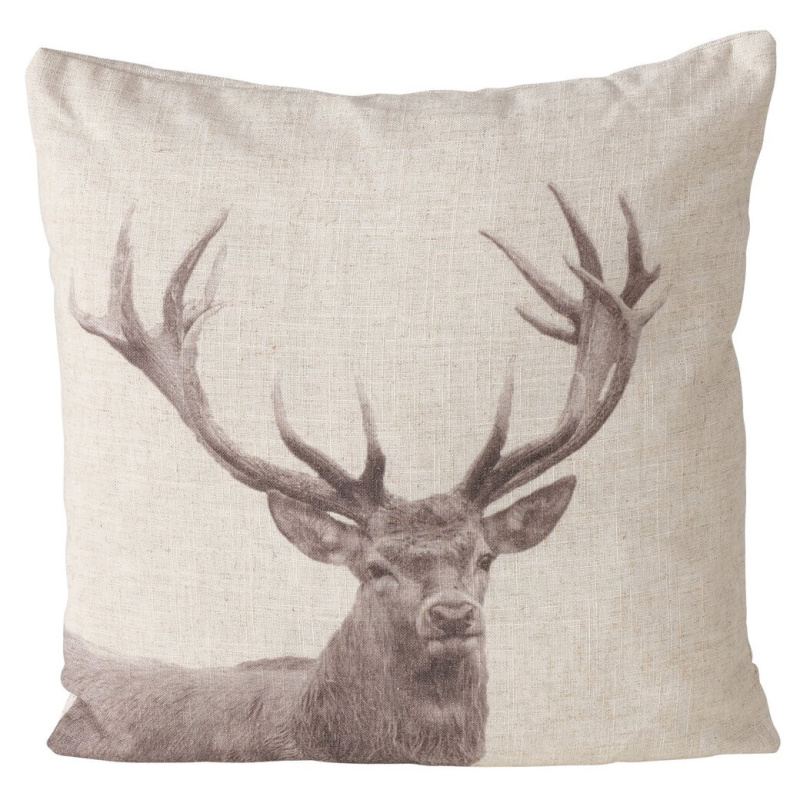 Boltze Dekorační bavlněný polštář STAG, 45 x 45 cm béžová