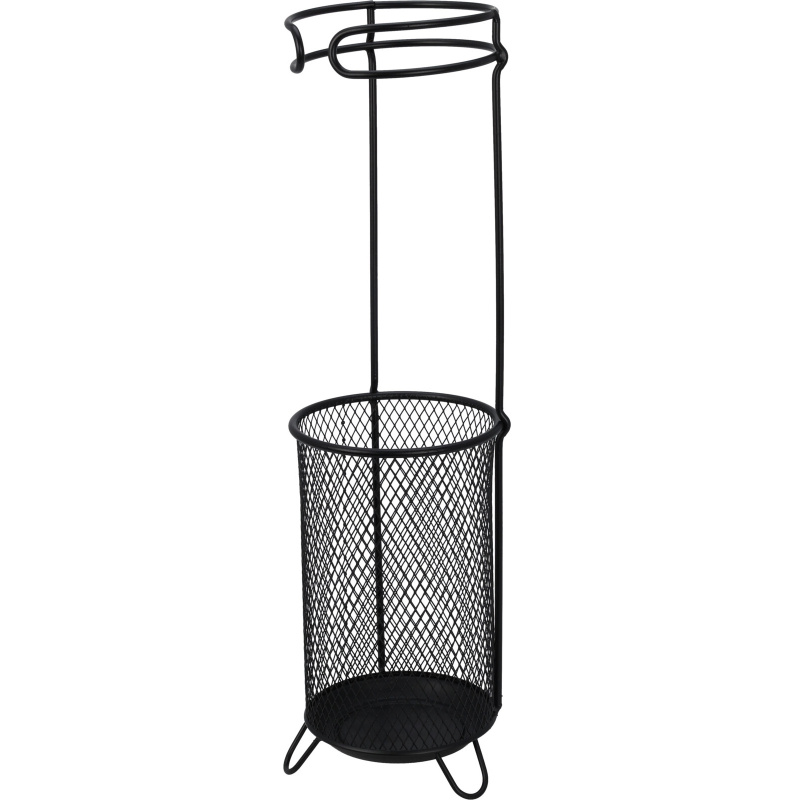 Home Styling Collection Kovový stojan na deštníky ZILO, Ø 18 cm, černý černá