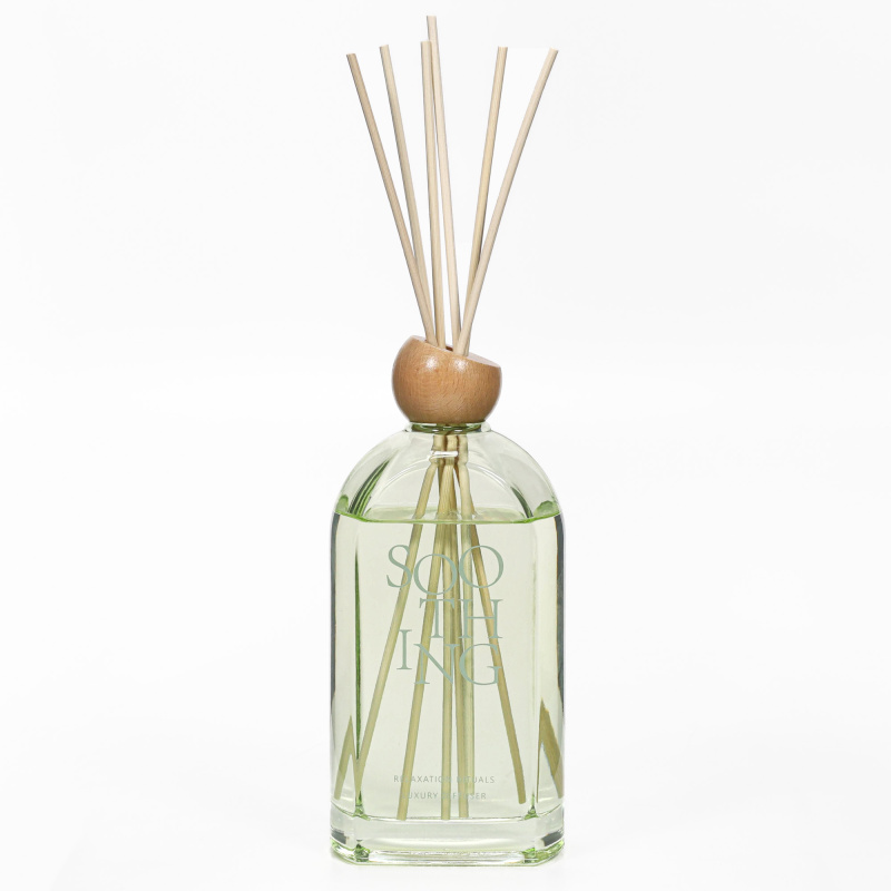 Home Styling Collection Difuzér s vonnými tyčinkami FUNI, 500 ml, uklidňující zelený 98436