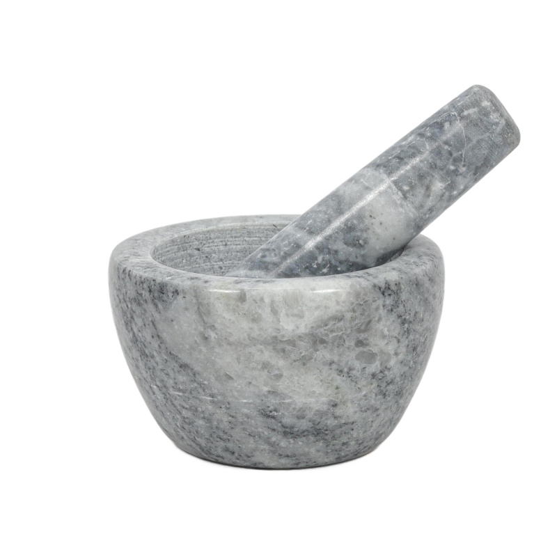 EH Excellent Houseware Mramorový hmoždíř LUNO, Ø 10 cm, šedý šedá