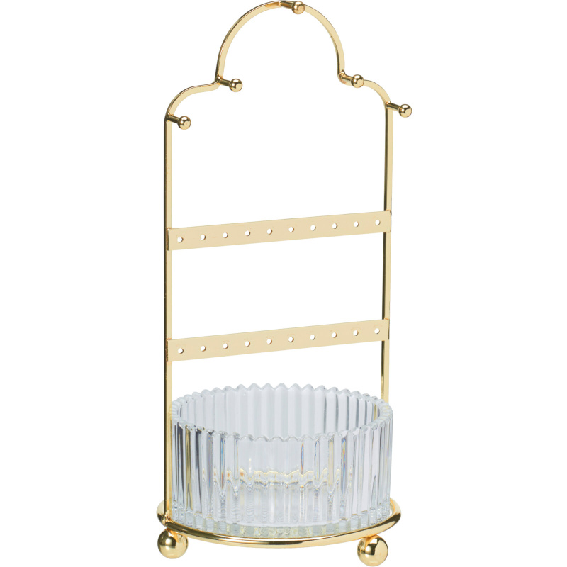 Home Styling Collection Stojan na šperky, 25 cm zlatý