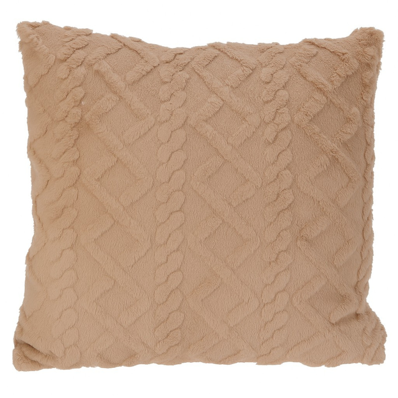 Home Styling Collection Dekorační polštář 45 x 45 cm béžová