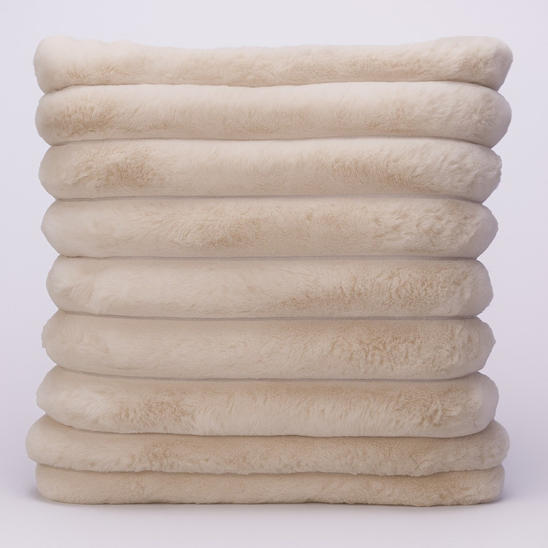 Home Styling Collection Dekorační polštář 45 x 45 cm béžová