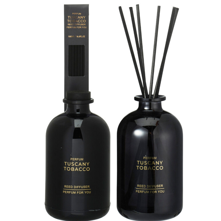 Home Styling Collection Vonný difuzér s tyčinkami GISA, 500 ml antracitový