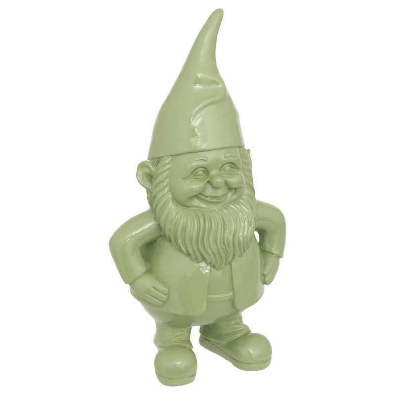 Atmosphera Zahradní skřítek ANAO, dekorativní figurka, 30 cm, zelená zelený