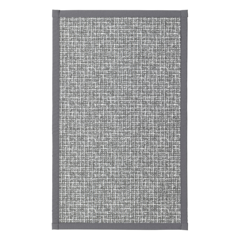 5five Simply Smart Pletený běhoun do předsíně, 75 × 45 cm šedá