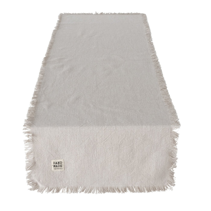 Boltze Home Dekorační běhoun, bavlněný, 140 cm, LENEA, béžový béžová