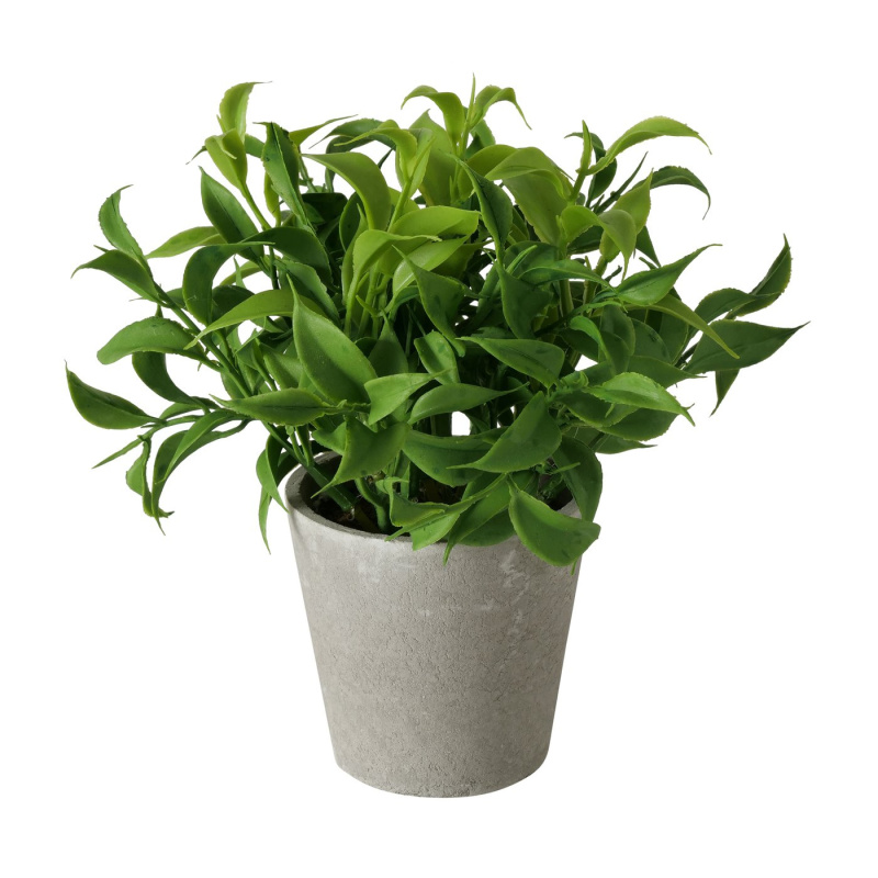 Boltze Home Umělá rostlina v květináči, 17 cm, FERN zelený