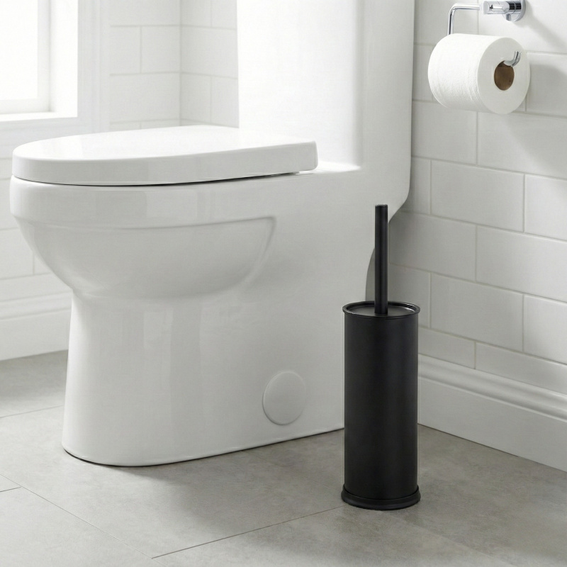 NUXIO Stojan na WC štětku STAV, černý, výška 38 cm černá 103495