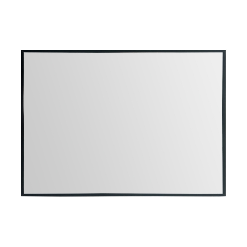 Edaxo Dekorativní nástěnné zrcadlo VINKEL, 70 x 50 cm černá