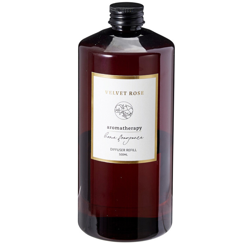 Aroma Di Rogito Doplňovač do vonného difuzéru, 500 ml, sametová růže hnědý 104607