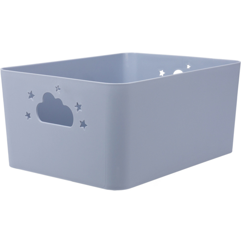 Storagesolutions Box na hračky SKY, modrý, 34,5 x 25 x 15 cm modrý