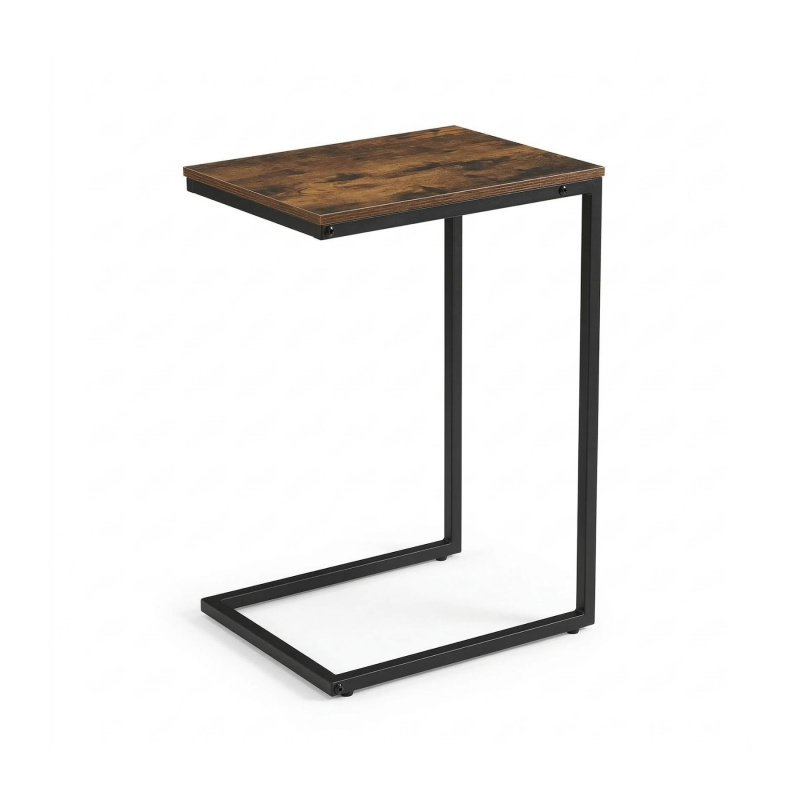 Edaxo Odkládací stolek KAYU, 67 cm hnědý 106051