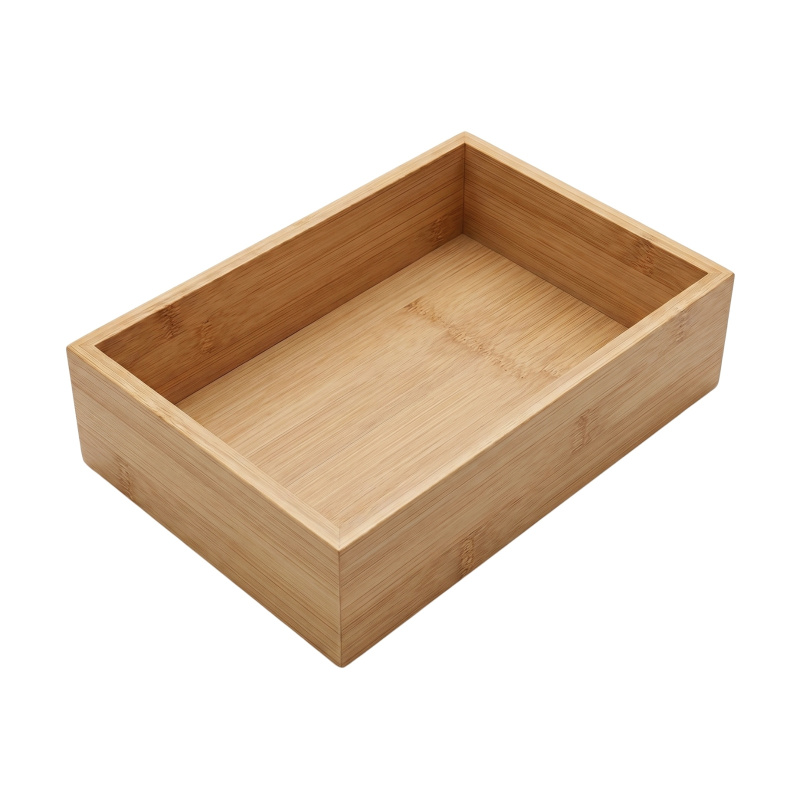 BOXIMO Bambusový organizér na stůl, 15 x 23 x 7 cm béžová