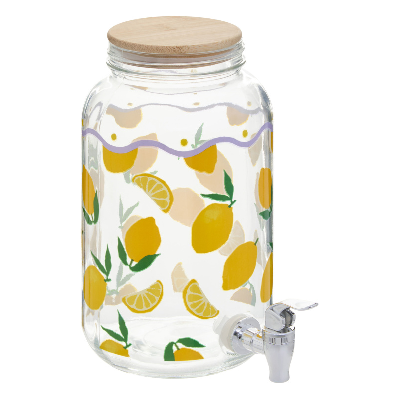 Secret de Gourmet Dávkovač na nápoje FRUITY, 4 L, citron transparentní 108773