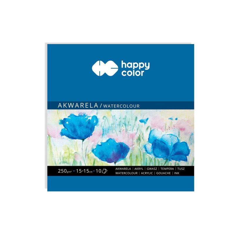 Happy Color Akvarelový blok 15 x 15 cm KALIA paper, s.r.o.