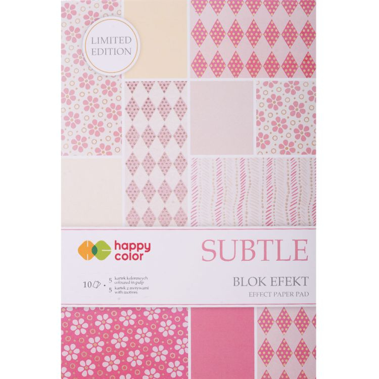 Sada jednostranných papírů Subtle (220g/m2,10 listů) A4