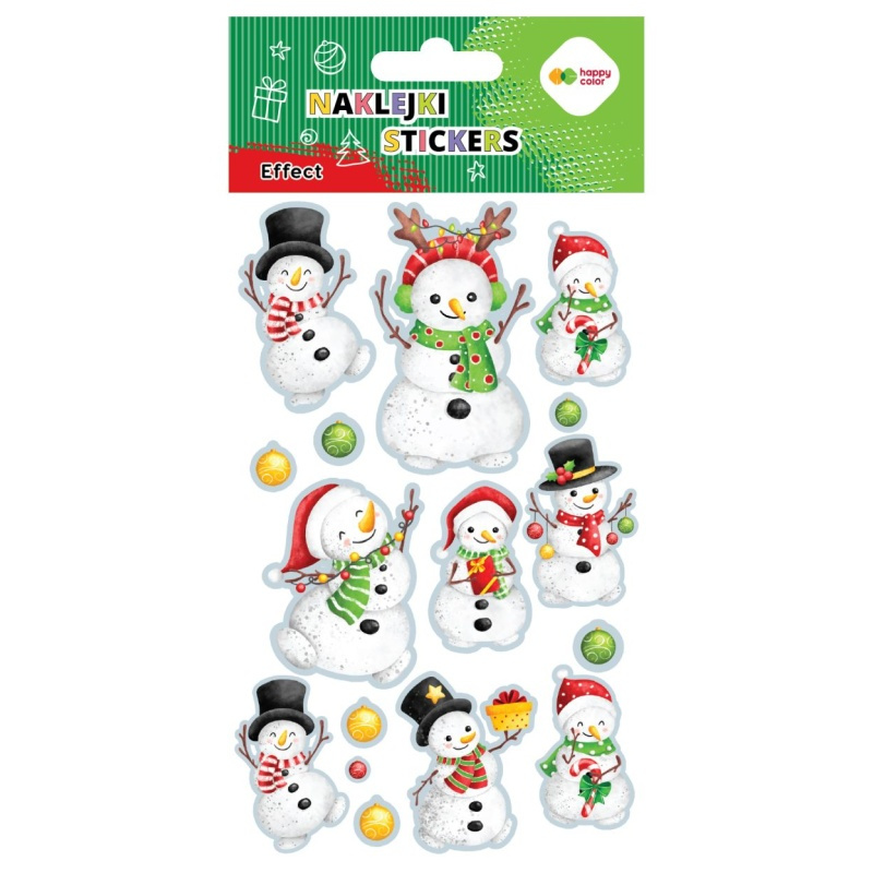 Samolepky 10×16cm - Sněhuláci