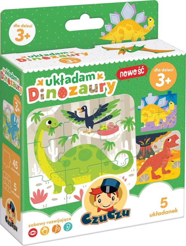 CZUCZU Dinosauři 5x9 dílků