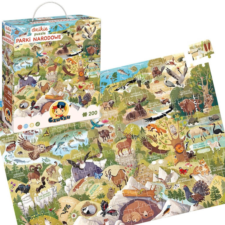 CzuCzu Dziké puzzle národních parků