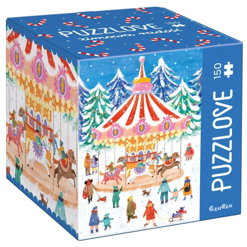 puzzlove czuCzu – zimová radost 150 dílků