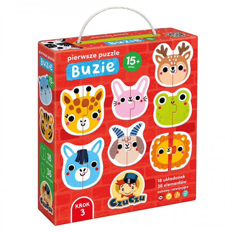 První puzzle - Zvířecí obličeje