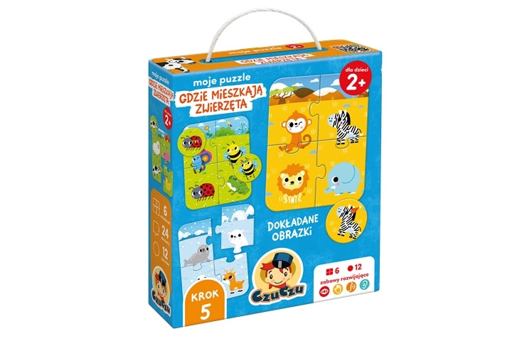 CzuCzu Moje puzzle Kde bydlí zvířata