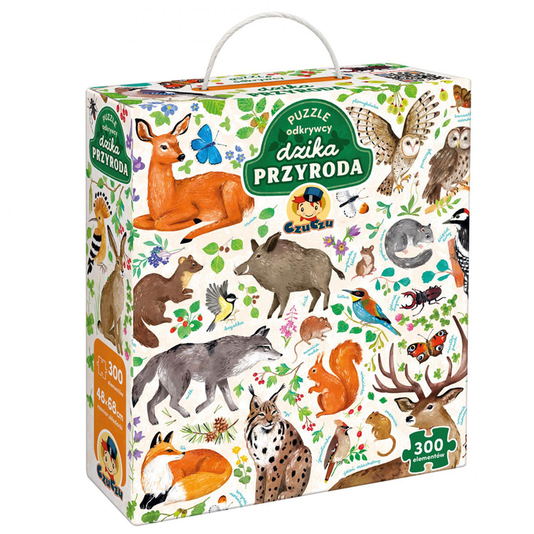 Puzzle objevitelů – divoká příroda 300 dílků