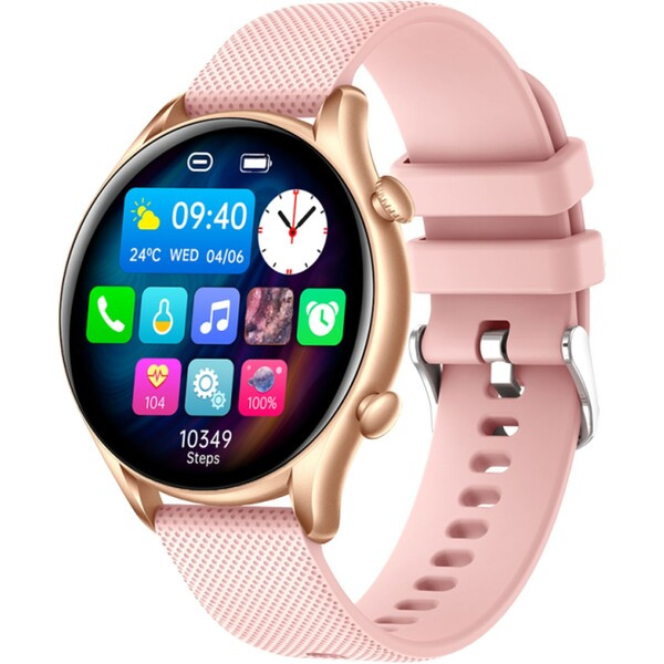 Chytré hodinky myPhone Watch EL růžovo-zlaté Růžová