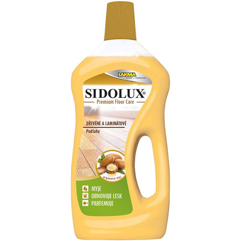 SIDOLUX Premium Floor Care dřevěné a laminátové podlahy arganový olej 750 ml