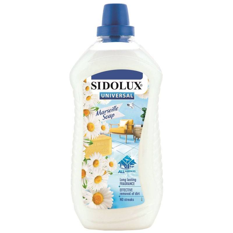 Sidolux Universal - čisticí prostředek - Marseillské mýdlo, 1 l
