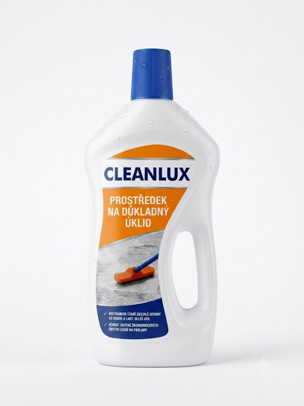 Cleanlux pro dokonalý úklid po rekonstrukcích, úklid v garáži, 750 ml
