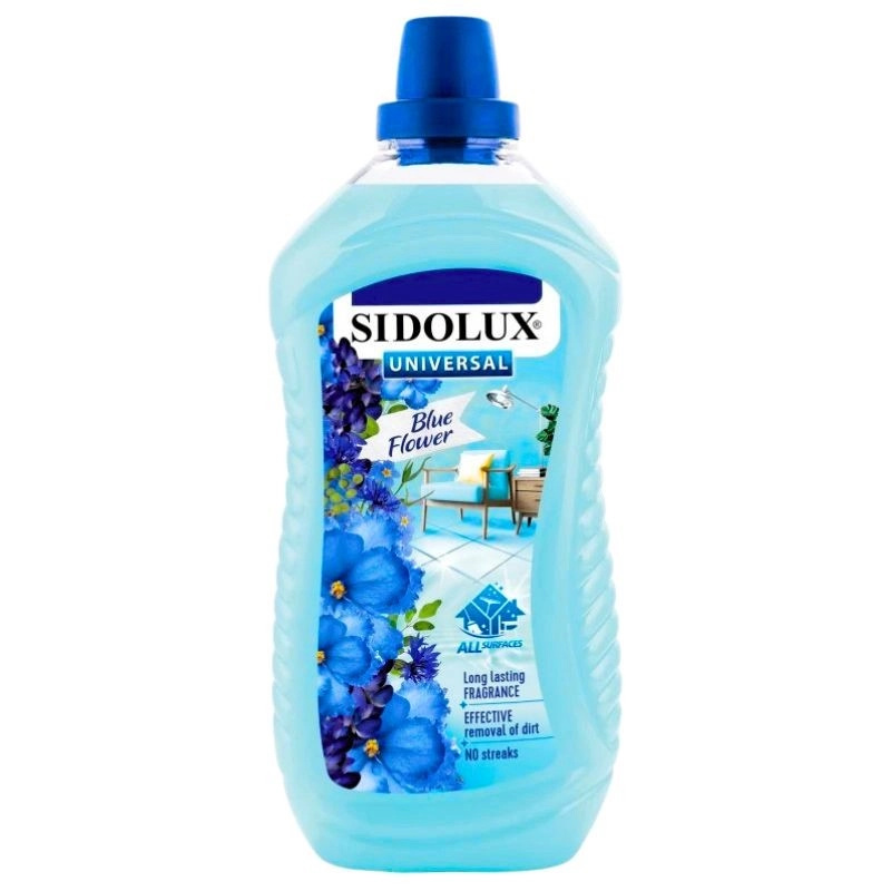 SIDOLUX Universal Blue Flower prostředek na mytí všech omyvatelných povrchů 1 l