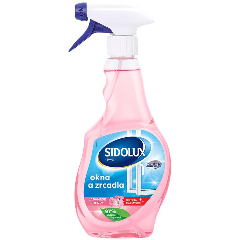 Sidolux Nano Code - čisticí prostředek na okna a zrcadla - 500 ml