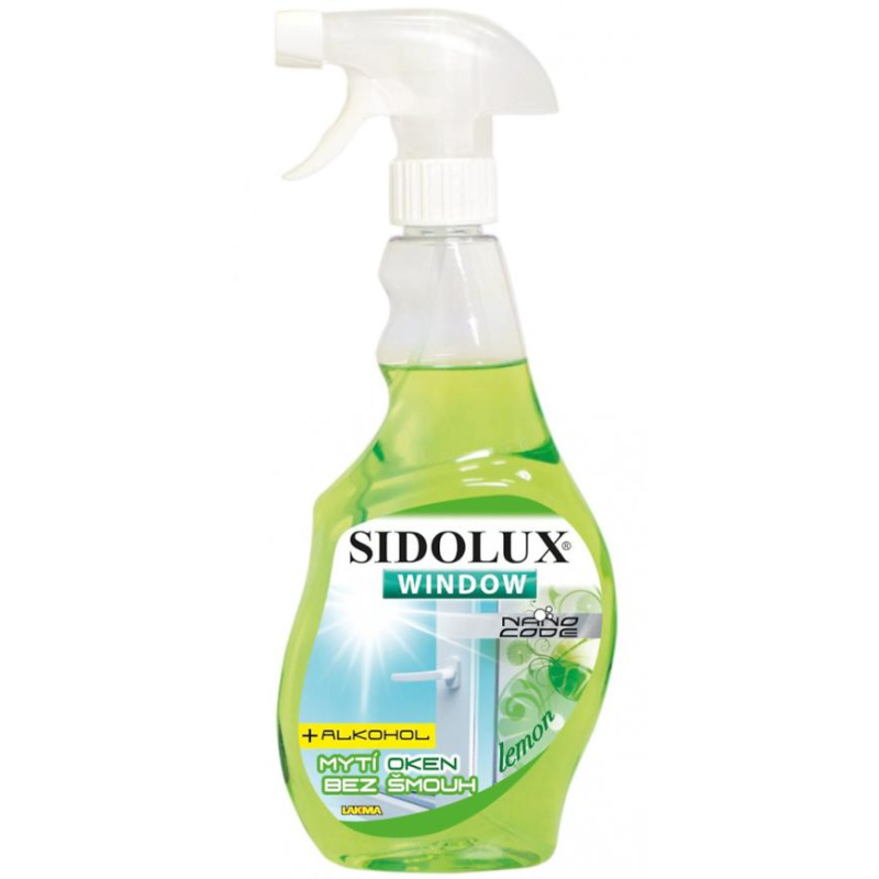 SIDOLUX Window čistič oken s nano technologií lemon 500 ml