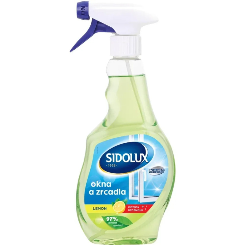 SIDOLUX Window čistič oken s nano technologií lemon 500 ml